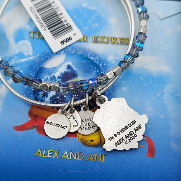NEW in box Alex and Ani Polar Express train set 2 - Picture 2 of 4
